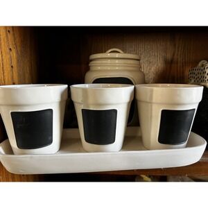 Original Vintage Rae Dunn Take Note Planters *READ*
